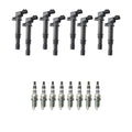Set of 8 Ignition Coils & NGK Iridium Spark Plugs for Ram 1500 (2002–2008)