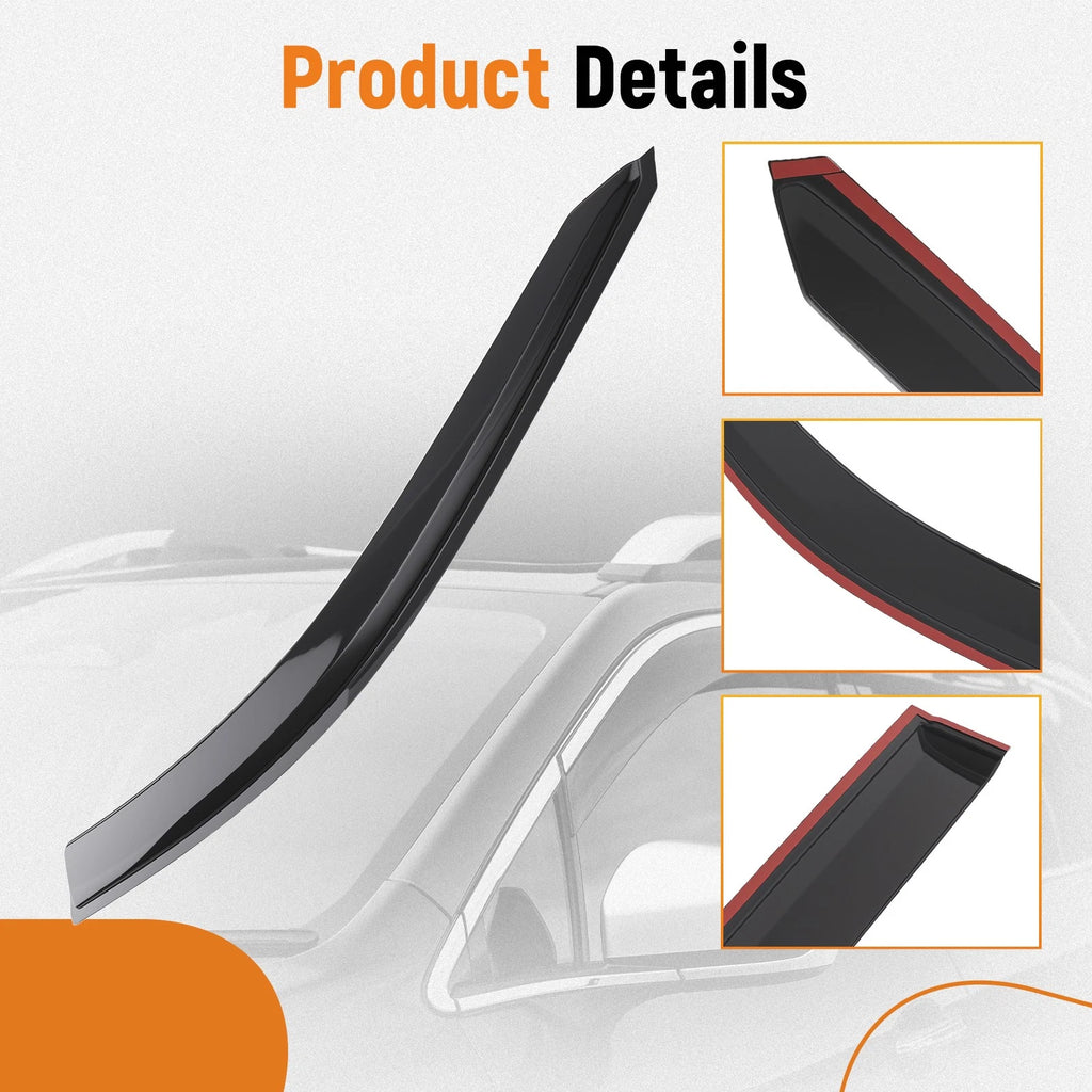 Wind Deflectors for Subaru WRX STI (2015–2021) 2.5mm Window Visor Rain Guard
