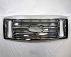 Chrome ABS Grille Overlay Replacement for Ford F-150 XL (2009–2012)