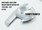 Chrome Door Handle Cover Insert Bowl Trim for Nissan Navara D40 (2005-2015)