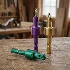 3PCS Countersink Drill Bit Set 283 32mm Hex Shank for Woodworking