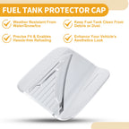 Fuel Tank Door Cap for Toyota Sienna (2022–2025) Chrome Silver Tone