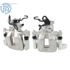 Set of 2 Rear Brake Calipers with Bracket for Audi A3 (2006–2008) & VW (2005–2010)