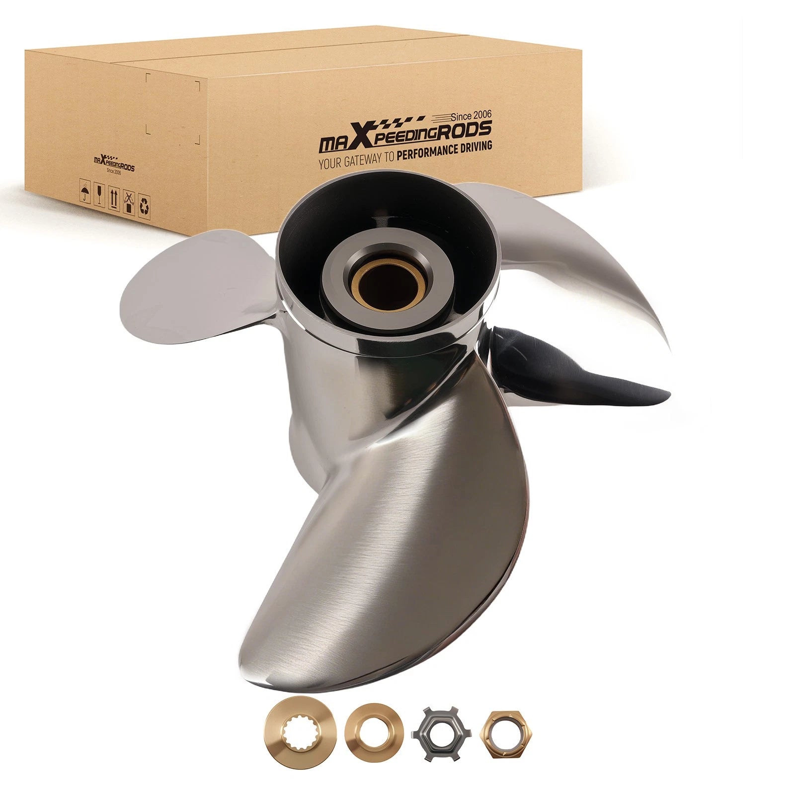 Stainless Steel Propeller for Mercury Outboard 75-125HP