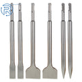 Set of 6 SDS Plus Chisel Bits for Rotary Hammer Drill