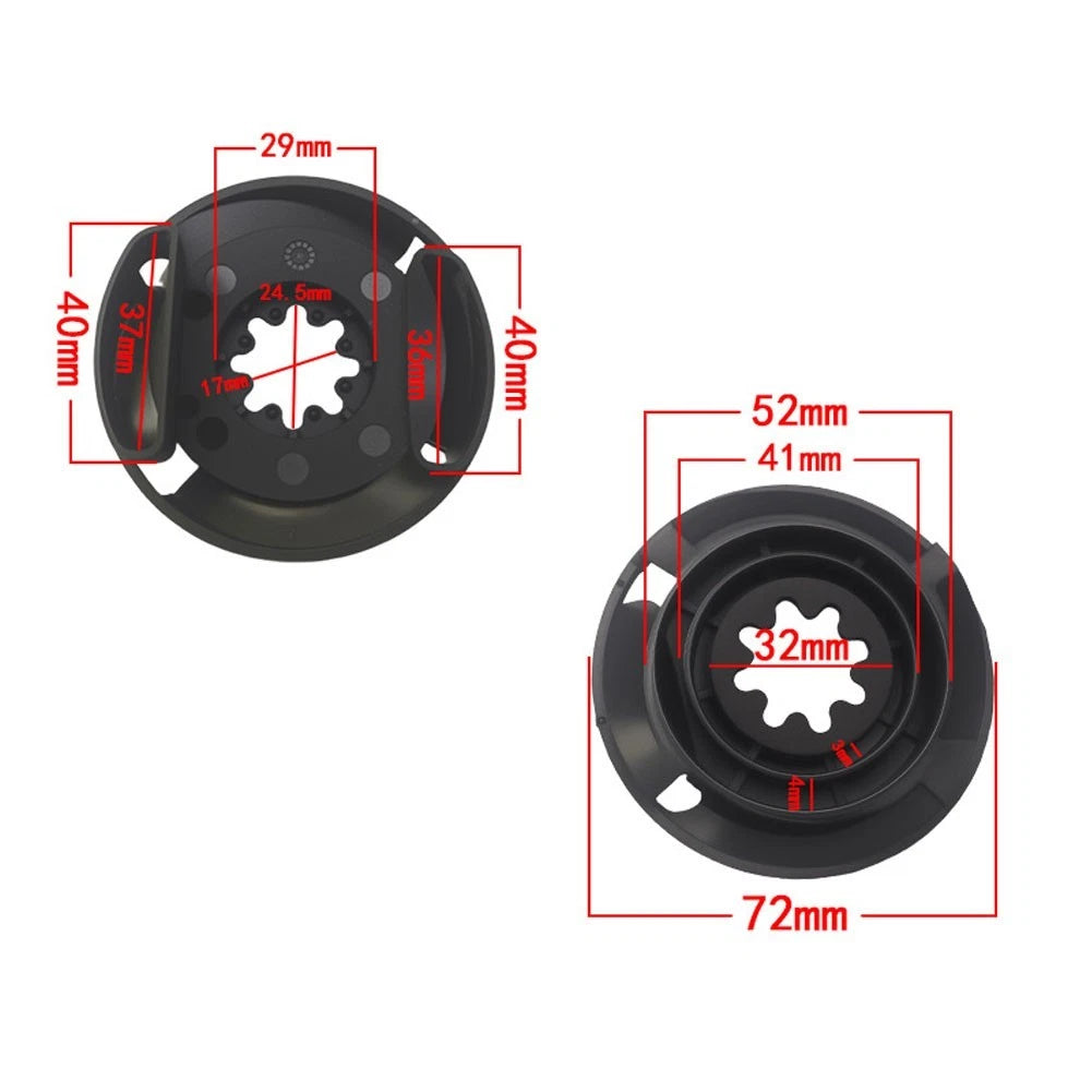 Wind Guard Middle Cover for GWS 6-100 Angle Grinder (Plastic, 72mm)