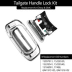 Chrome Tailgate Handle & Bezel Lock Set for Chevy Silverado GMC Sierra (1999-2007)