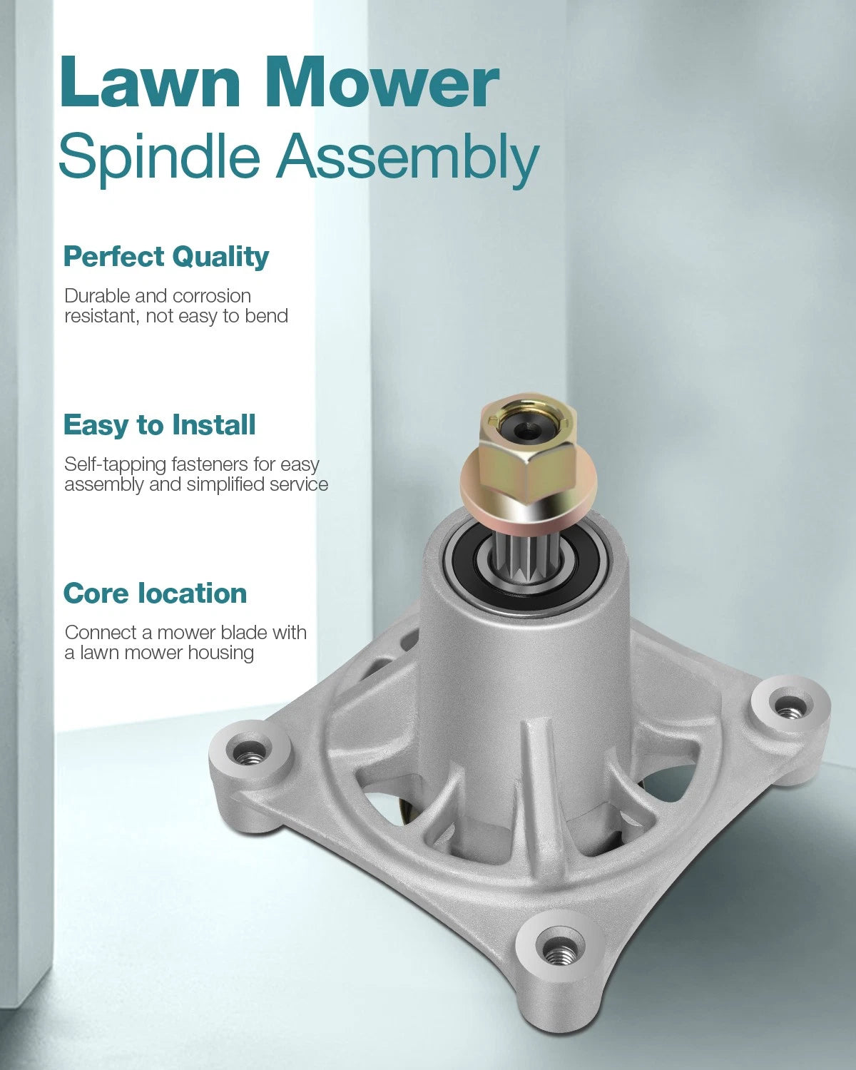 Spindle Assembly for Hustler Raptor (604214) 42" & 52" Decks