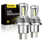 AUXITO H4 9003 LED Headlight Bulbs 6500K for Honda Fit (2007–2019)