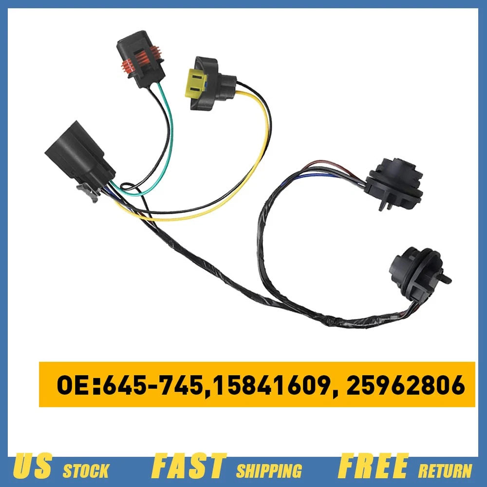 Head Socket Light Wiring Harness for Chevrolet Silverado 1500/2500/3500HD (2007–2014)