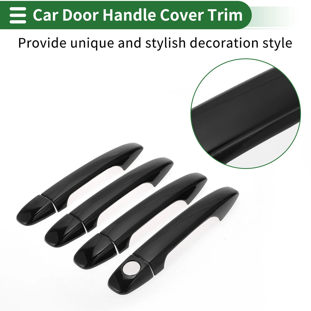 Car Door Handle Cover Trim for Toyota Prius (2010–2015) Black