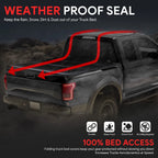 Aluminum Hard Top Folding Tri-Fold Tonneau Cover for Ford Maverick (2022–2024)
