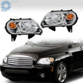 Set of 2 Halogen Headlights for Chevy HHR (2006–2011) Chrome Housing