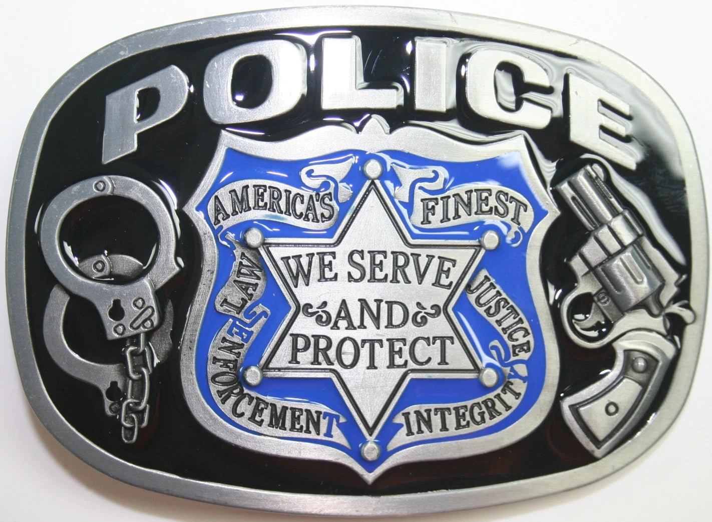 Belt Buckle Replacement Latch for Police Officer Badge (USA)