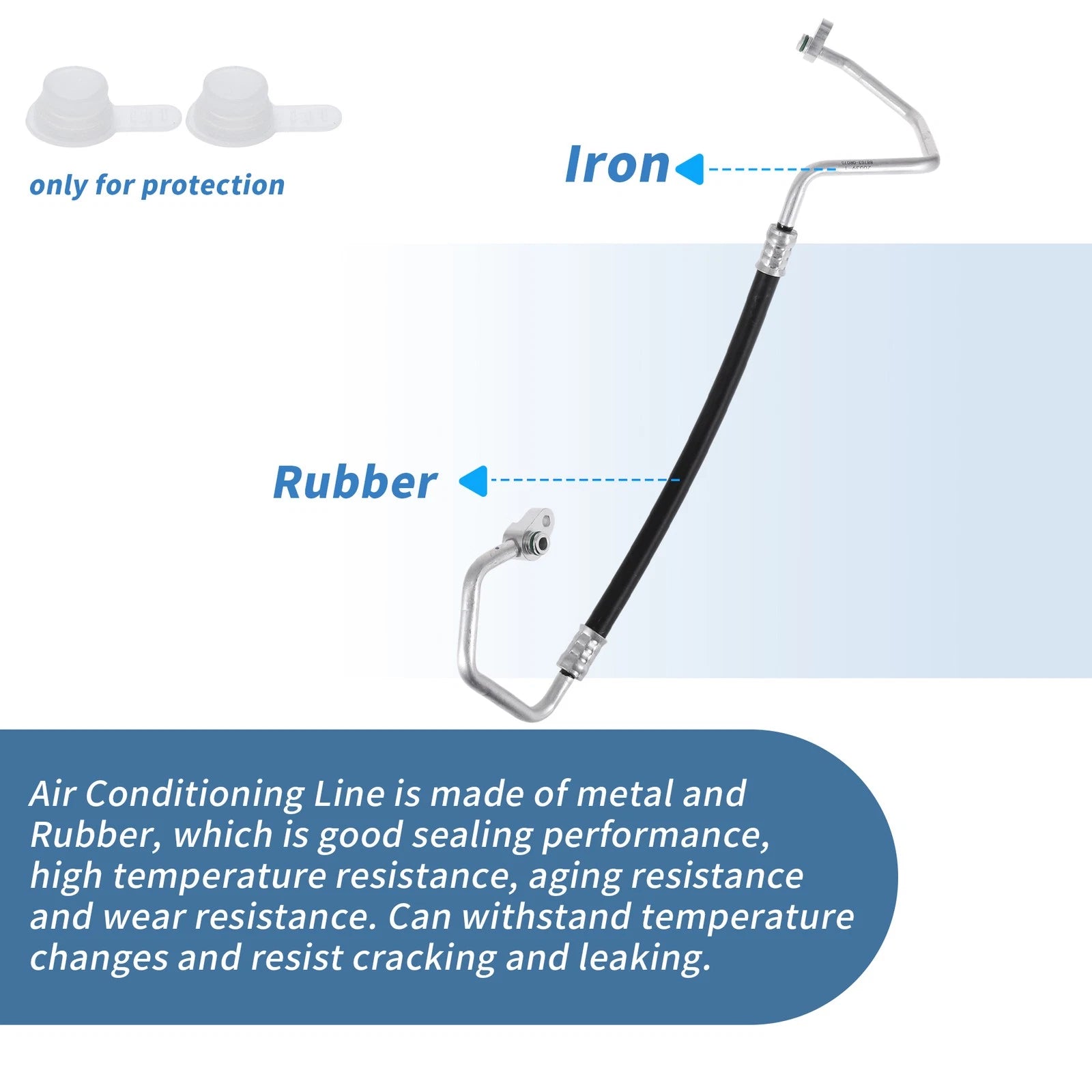 A/C Refrigerant Liquid Hose for Toyota RAV4 (2013–2018) No. 887030R070
