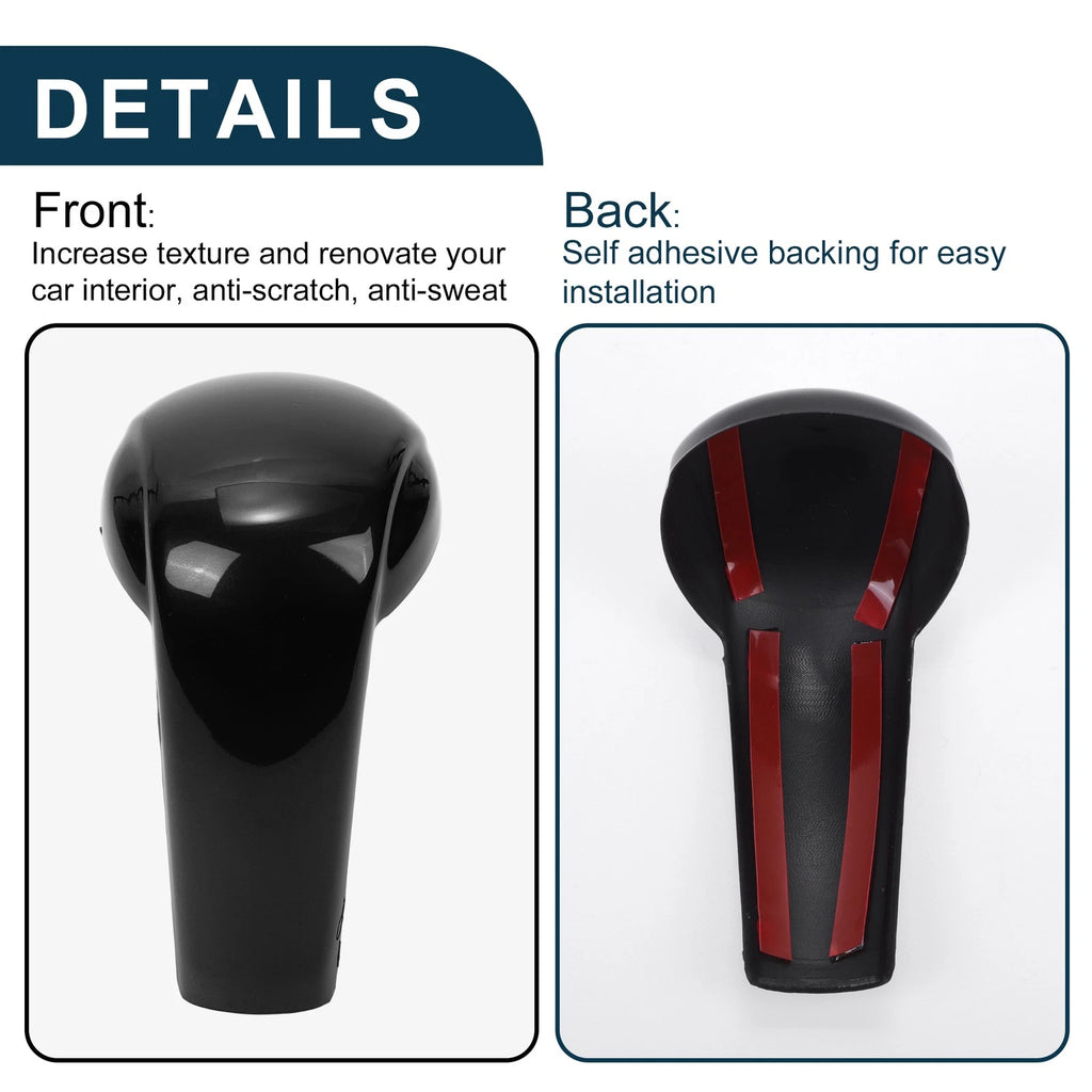 Gear Shift Knob Decorator Cover for Mazda CX-5 (2017–2023) Black