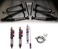 Houser MX Long Travel A-Arms & Elka Stage 4 Shocks for Yamaha Raptor 700 (2006–2023)