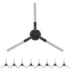 8X Black Side Brushes for Xiaomi Mijia B116 X20 PLUS Robot Vacuum