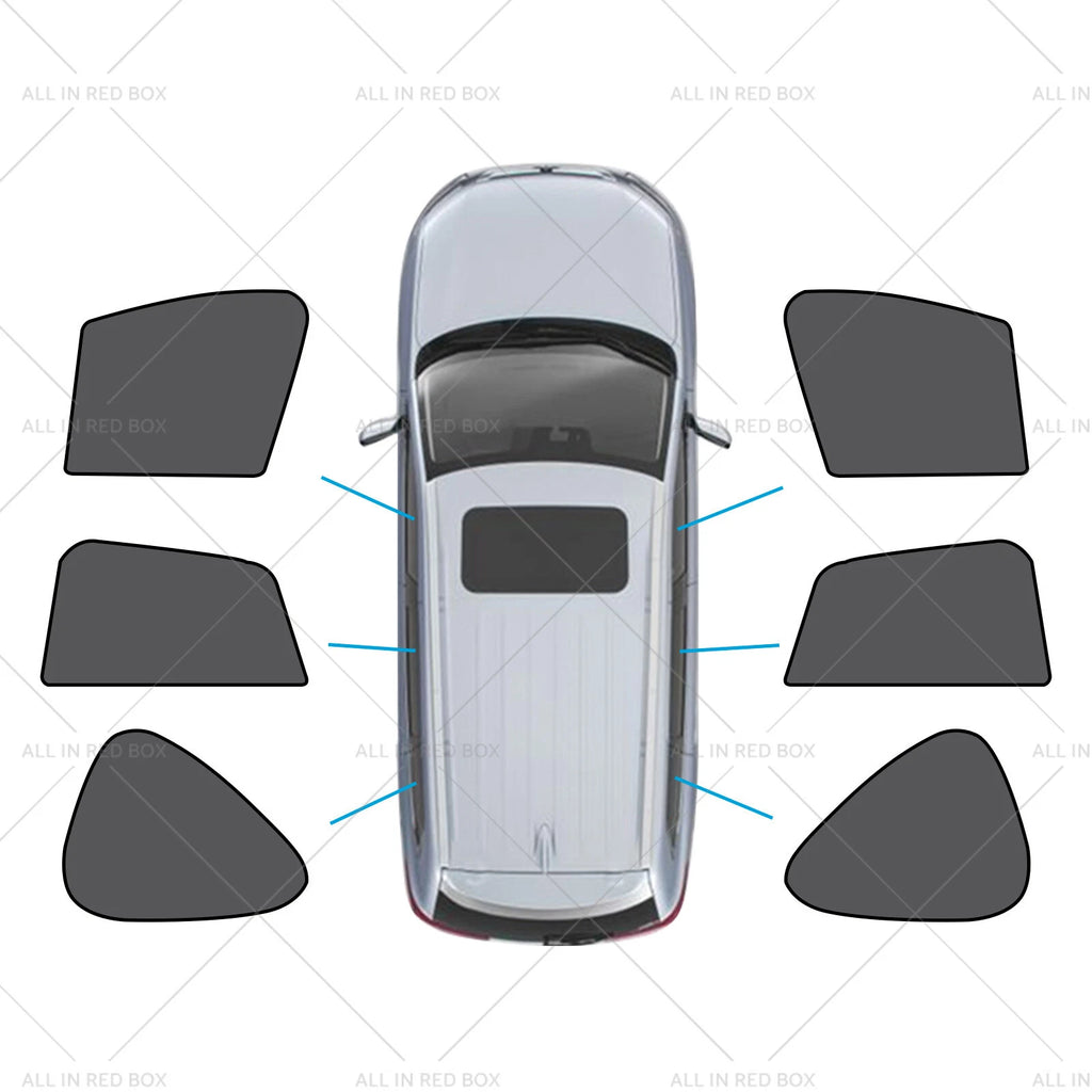 6x Car Window Shades for Mazda CX-5 (2012–2017) UVA & UVB Protection