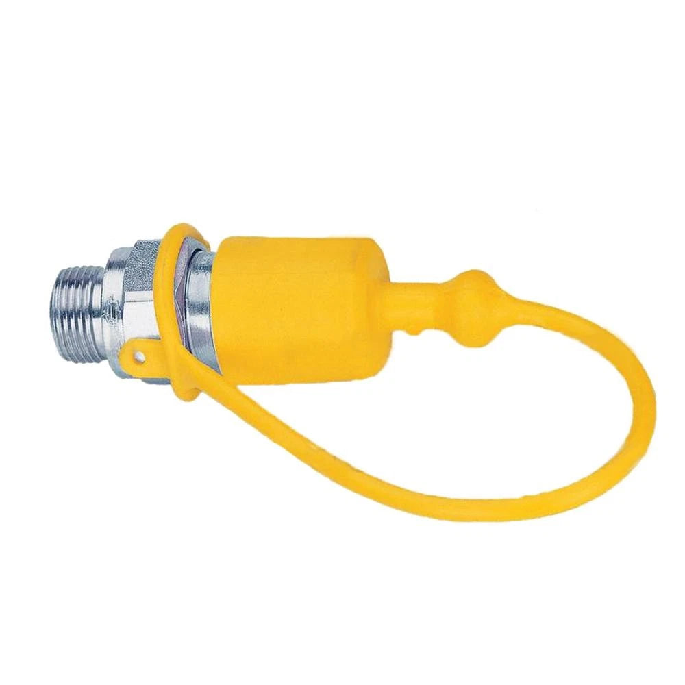 Dust Cap 1/2'' Yellow for Faster TF12G (Fits Male Coupling)