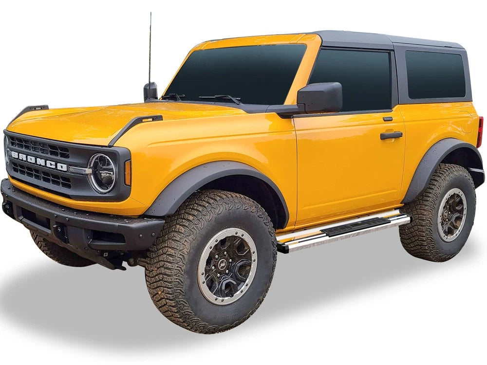 Chrome OE Style Running Boards for Ford Bronco (2021-2026)