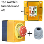 E-Stop Push Button 1NC+1NO for Panel Installation (LA38 10A)