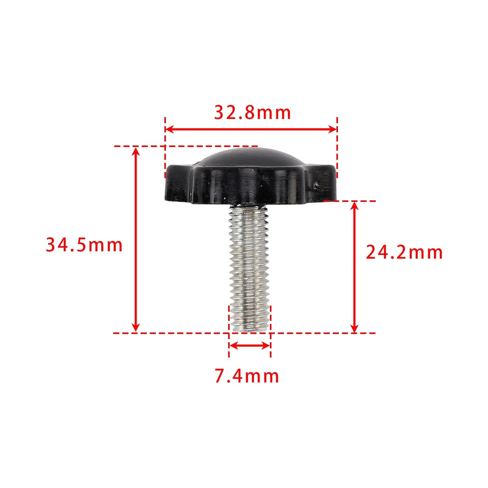 Set of 4 Saddle Bag Safety Bolts Locks for Touring (1993–2018)