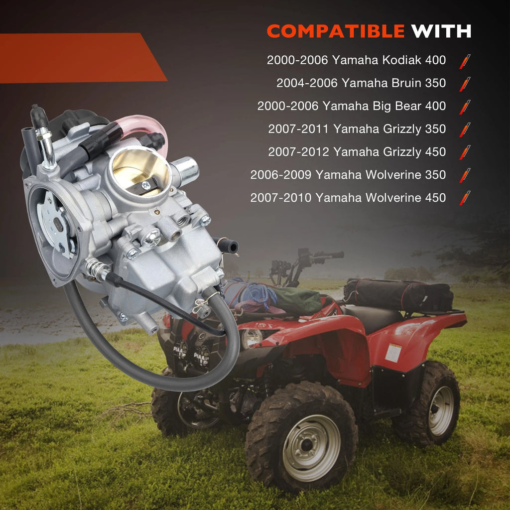 Carburetor for Yamaha Bruin Big Bear Wolverine Kodiak Grizzly 350-450