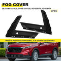 2X Bumper Fog Light Cover Bezel for Honda CR-V (2023–2025) Left+Right with Hole
