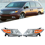 Pair Headlight Assemblies for Honda Odyssey (2011–2017) Halogen