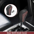 Gear Shift Knob Cover for Nissan Maxima (1 Pc, Black Brown Faux Leather)