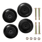 Set of 4 Lawn Mower Deck Wheels for Multiple Applications