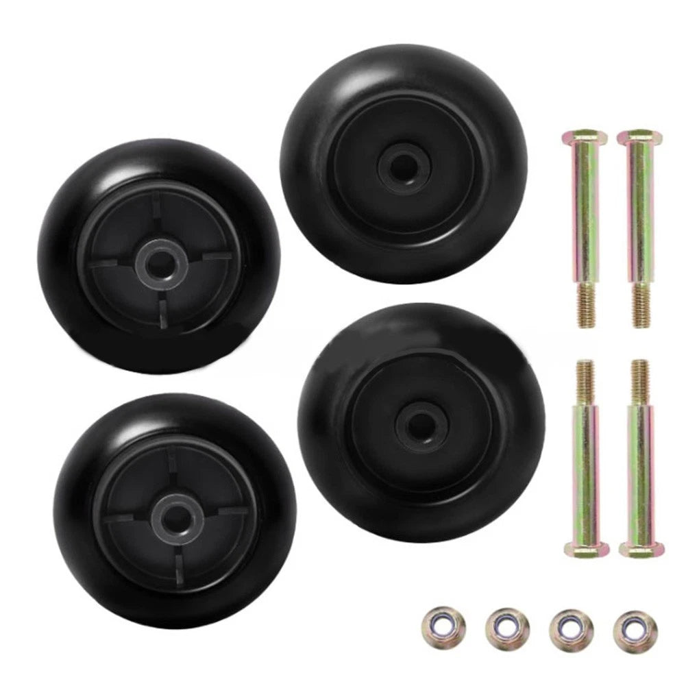 Set of 4 Lawn Mower Deck Wheels for Multiple Applications