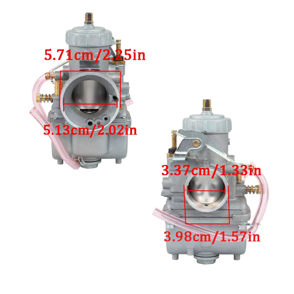 34MM Carburetor for Yamaha YZ125 (1974–1984) Round Slide
