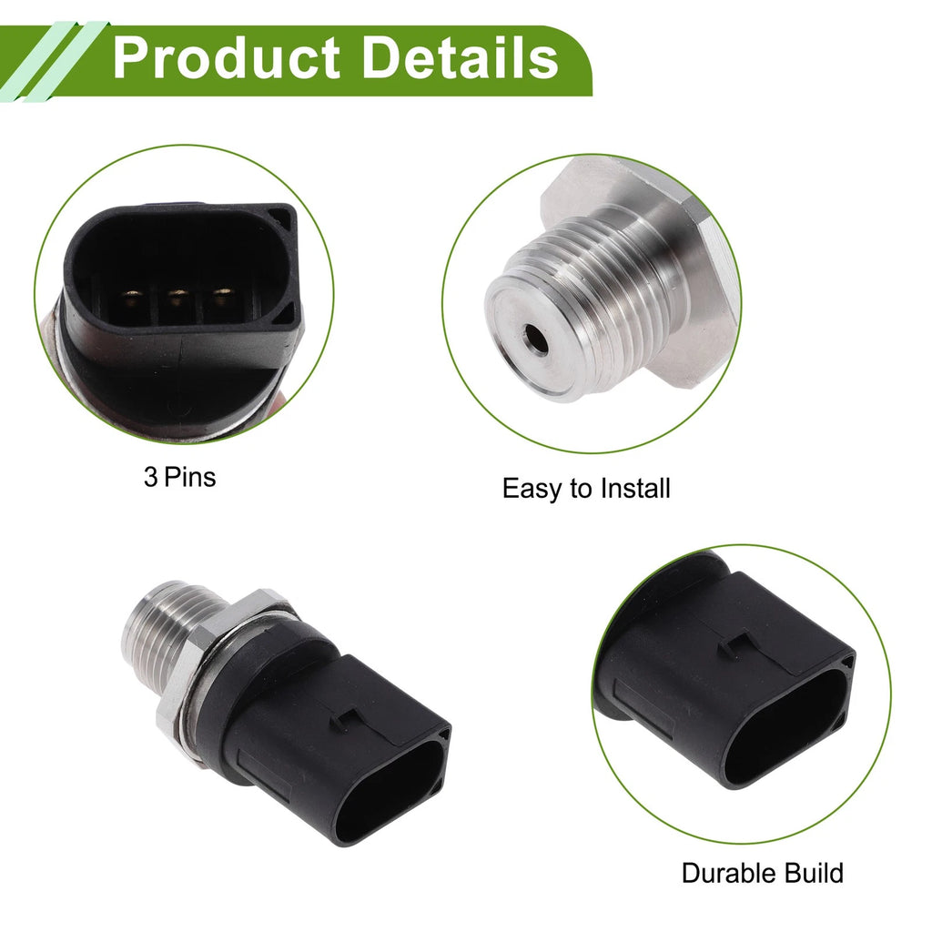 Fuel Injection Pressure Sensor No.0061536528 for Mercedes-Benz E320 (2003–2009)
