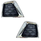 Fog Light Covers for Jeep Renegade (2019-2022) - Front Lower Chrome