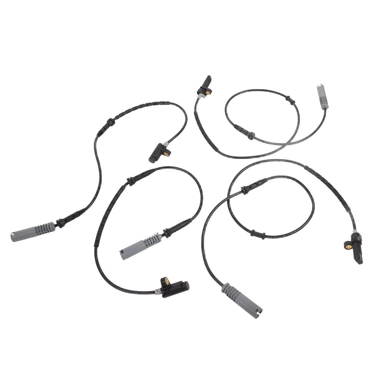 Set of 4 ABS Wheel Speed Sensors for BMW 740i 740iL (1994–2001)