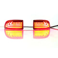 Red Lens Bumper Reflector Fog / Turn Signal Lights for Lexus IS (2006–2013)