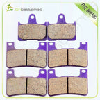 Front and Rear Brake Pads for Suzuki GSXR1000 GSXR600 (2004–2005) Carbon Fiber