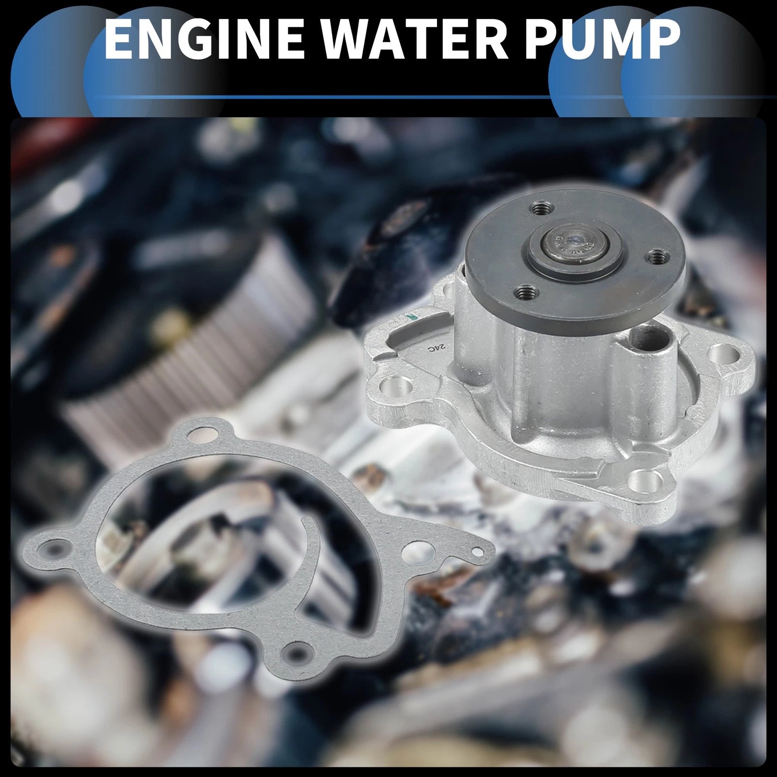 Water Pump with Gasket Kit for Nissan March, Note (2012–2018) No. 21010EE025