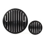 Finned Engine Cover Kit for Victory Cross Country (2010–2017) Black-Silver