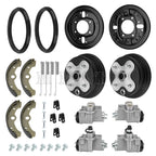 Front Brake Drum Plate Cylinder Kit for Yamaha Kodiak 400 4x4 (1993–1998)