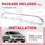 Chrome Front Bumper Cover Grille Molding for Ford Fusion (2010-2012)