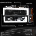 LED Headlight & Signal + Amber Corner Lamp for Chevy C/K 1500-3500 (1988–1993)