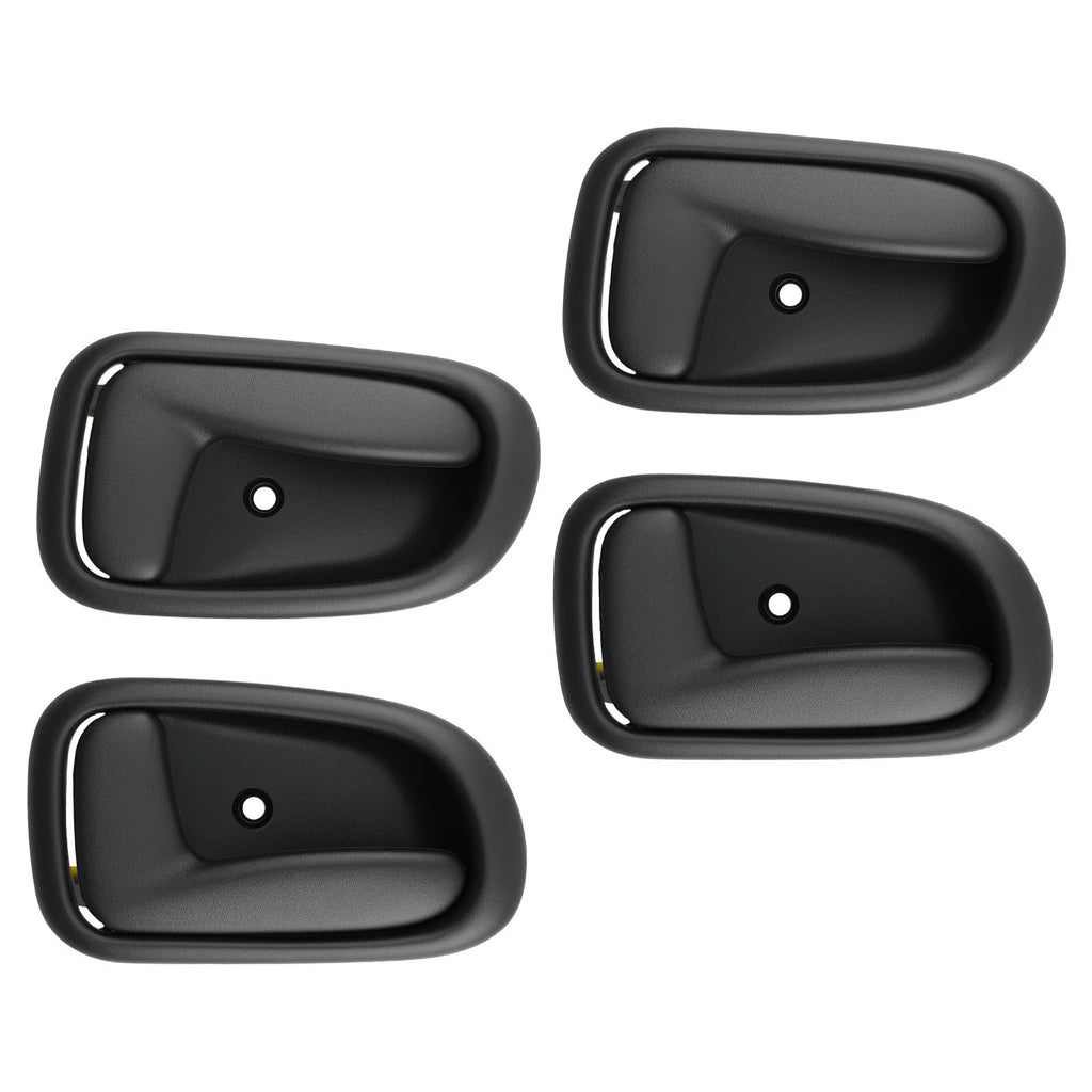Set of 4 Interior Door Handles for Geo Prizm (1993–1997) Black