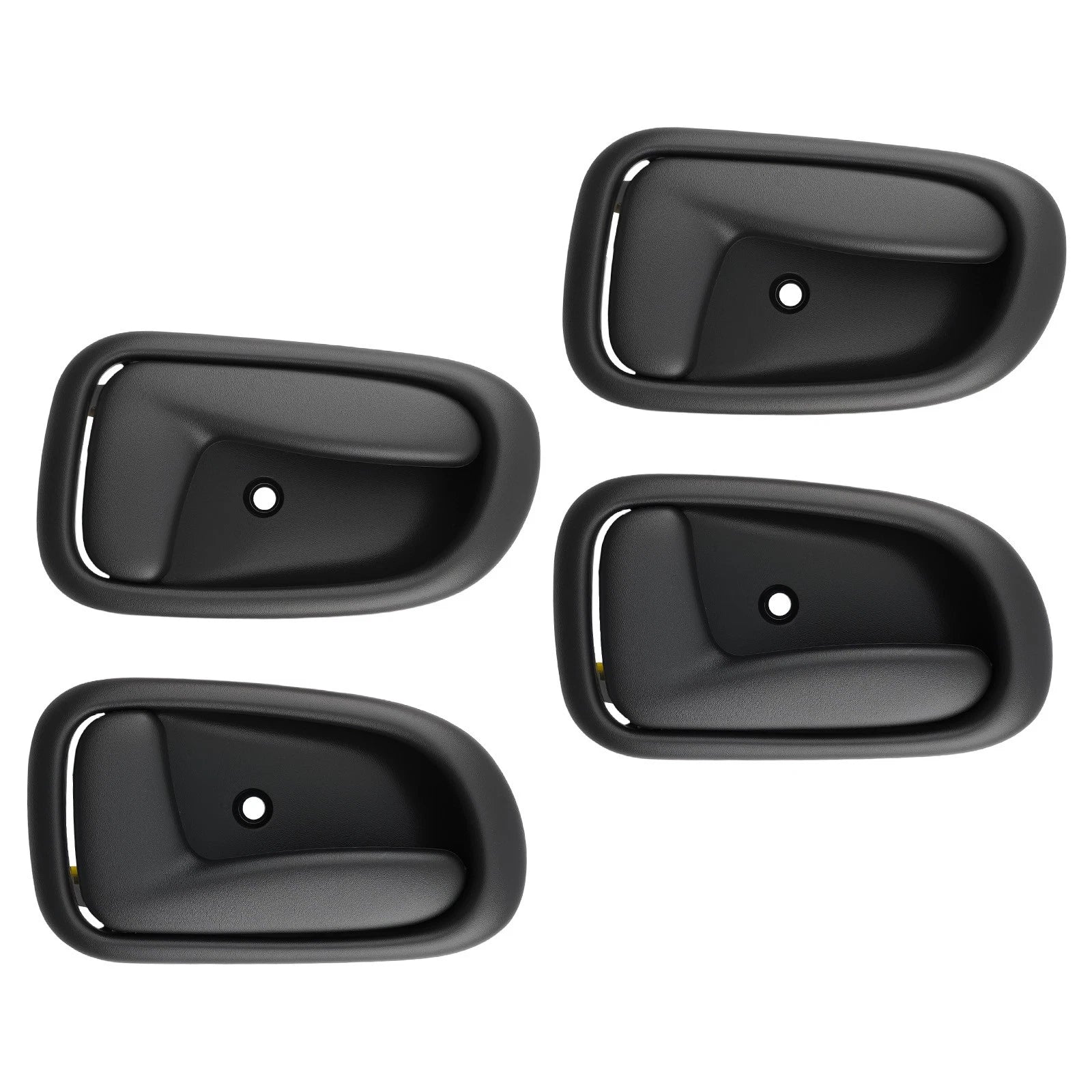 Set of 4 Interior Door Handles for Geo Prizm (1993–1997) Black