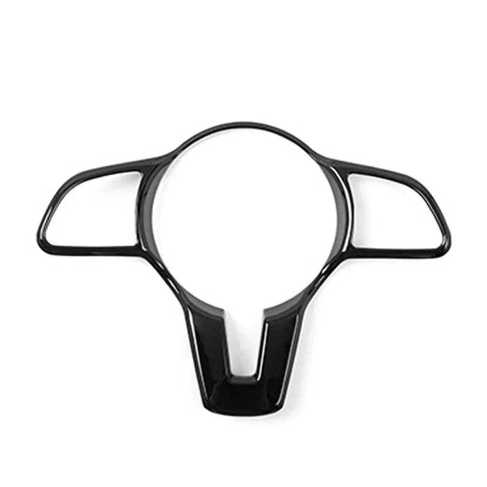 Gloss Black Tape-On Adhesive Steering Wheel Trim Cover for Mercedes-Benz (2019–2021)
