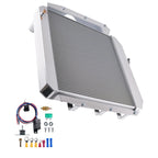 3-Row Aluminum Engine Radiator for Chevrolet 3100 (1955–1959) w/ Shroud Fan Kit