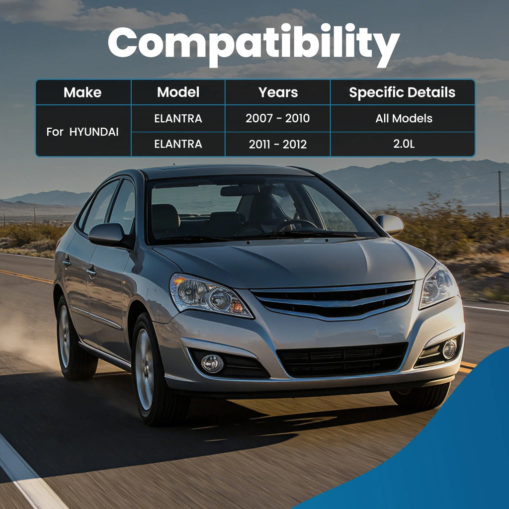8Pc Part Name for Hyundai Elantra (2007–2012)