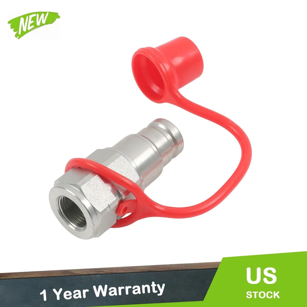 3/8 Flat Face Hydraulic Male Quick Coupler for Industrial Equipment (NPT)